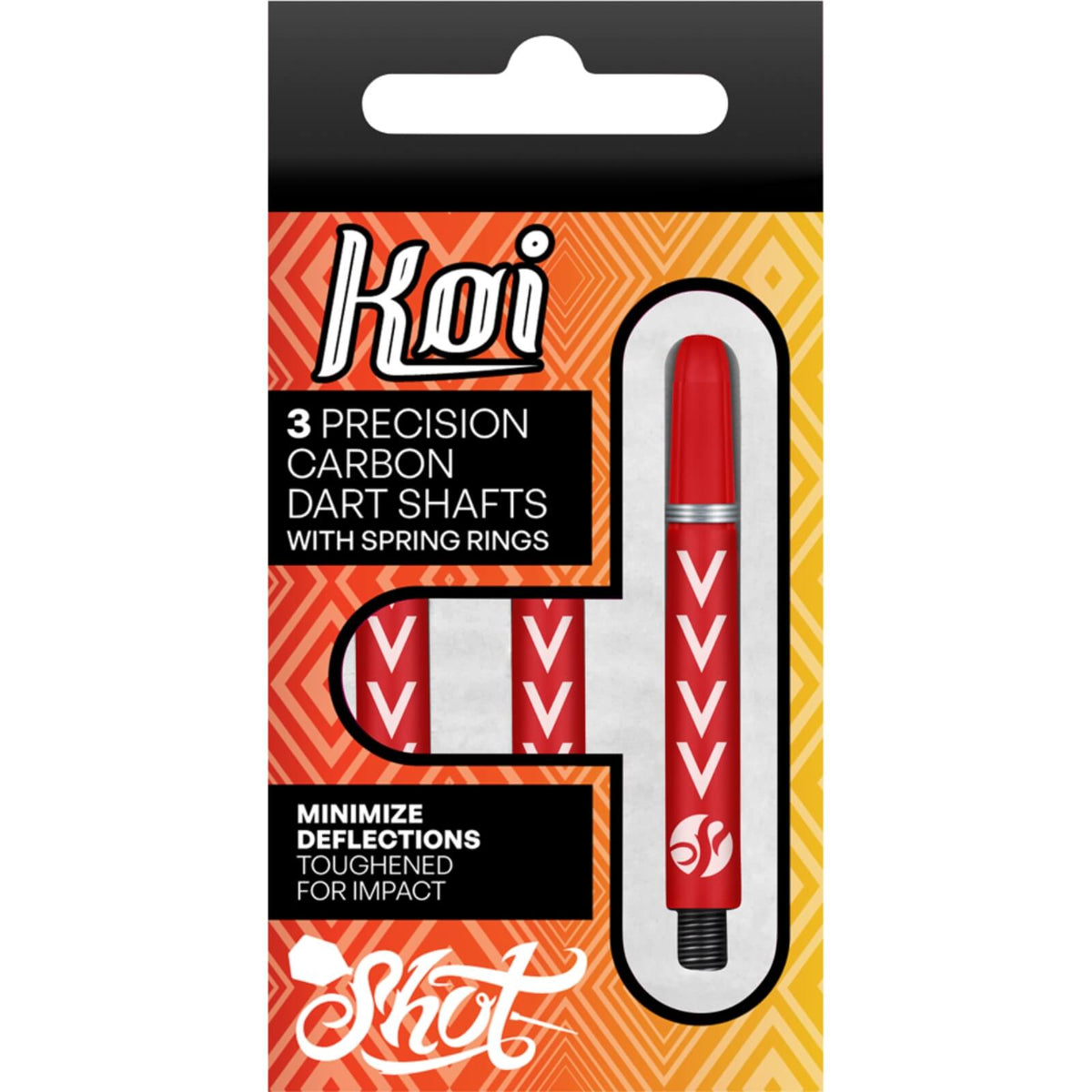 Dart Shafts - Shot - Michael Smith Koi - Carbon Dart Shafts 