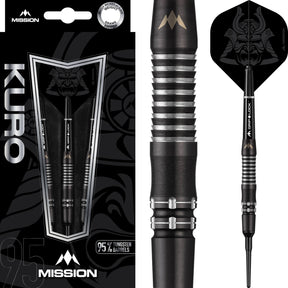 Mission - Kuro M2 Darts - Soft Tip - 95% Tungsten - 19g 21g -