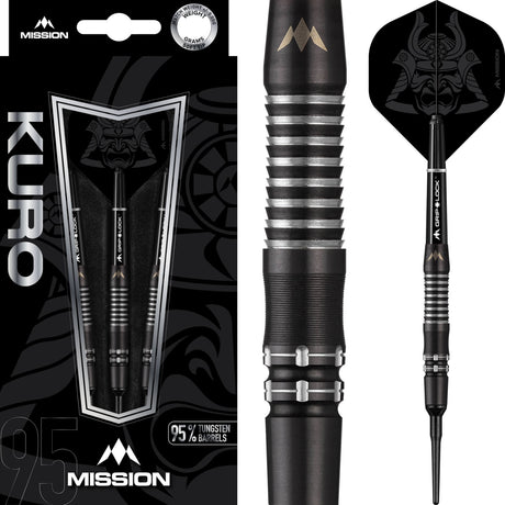 Mission - Kuro M2 Darts - Soft Tip - 95% Tungsten - 19g 21g -