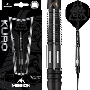 Mission - Kuro M4 Darts - Soft Tip - 95% Tungsten - 19g 21g -