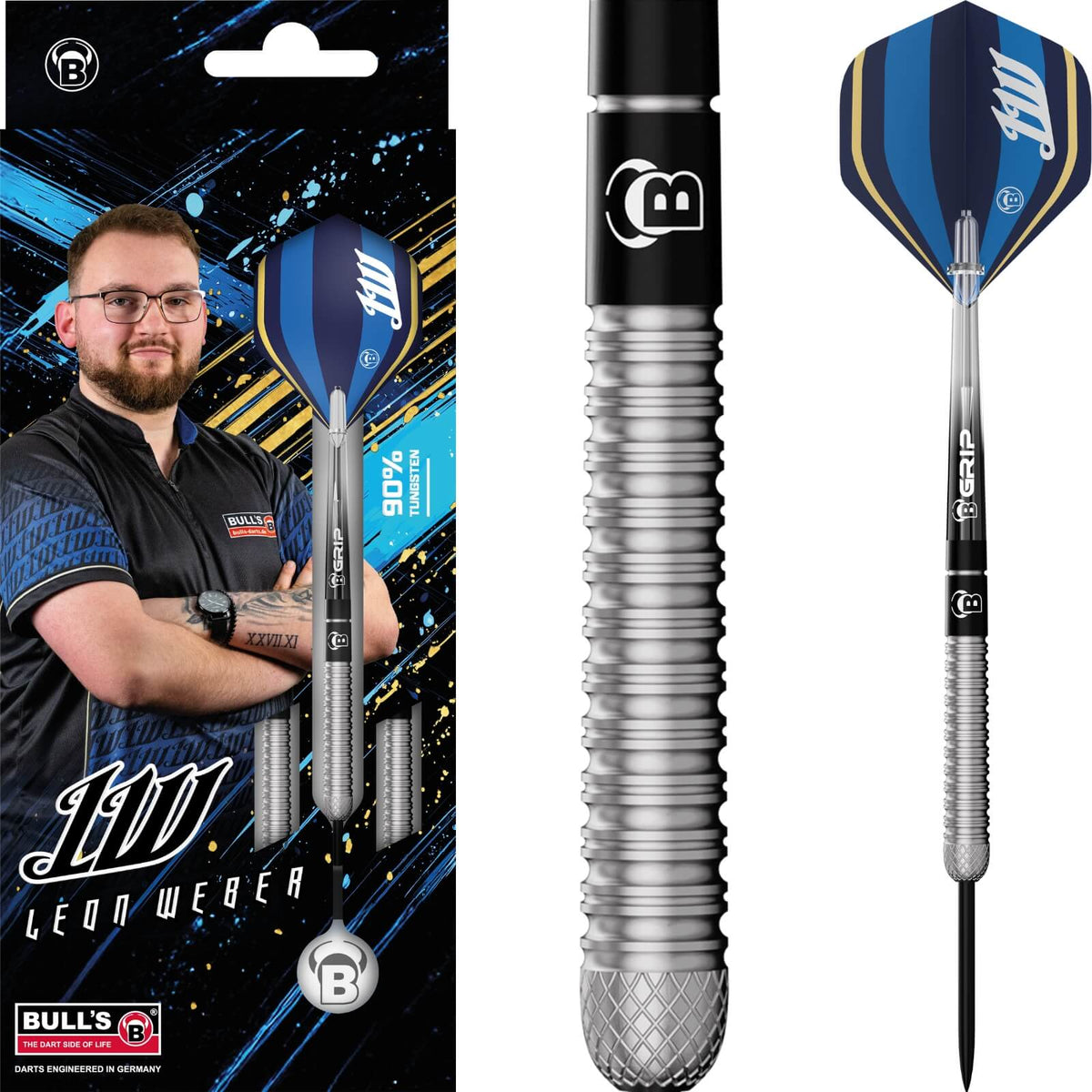 BULL'S - Leon Weber Darts - 90% Tungsten - 23g 25g -