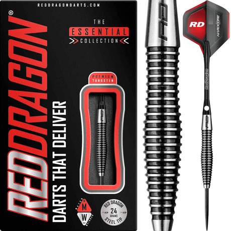 Red Dragon - Lethal Magic 3 Darts - 85% Tungsten - 24g 28g -