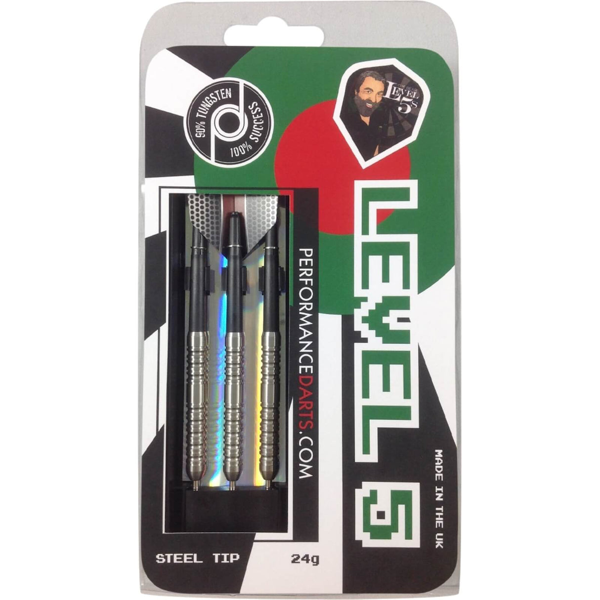 Performance Darts - Level 5 - 90% Tungsten - 22g 24g -