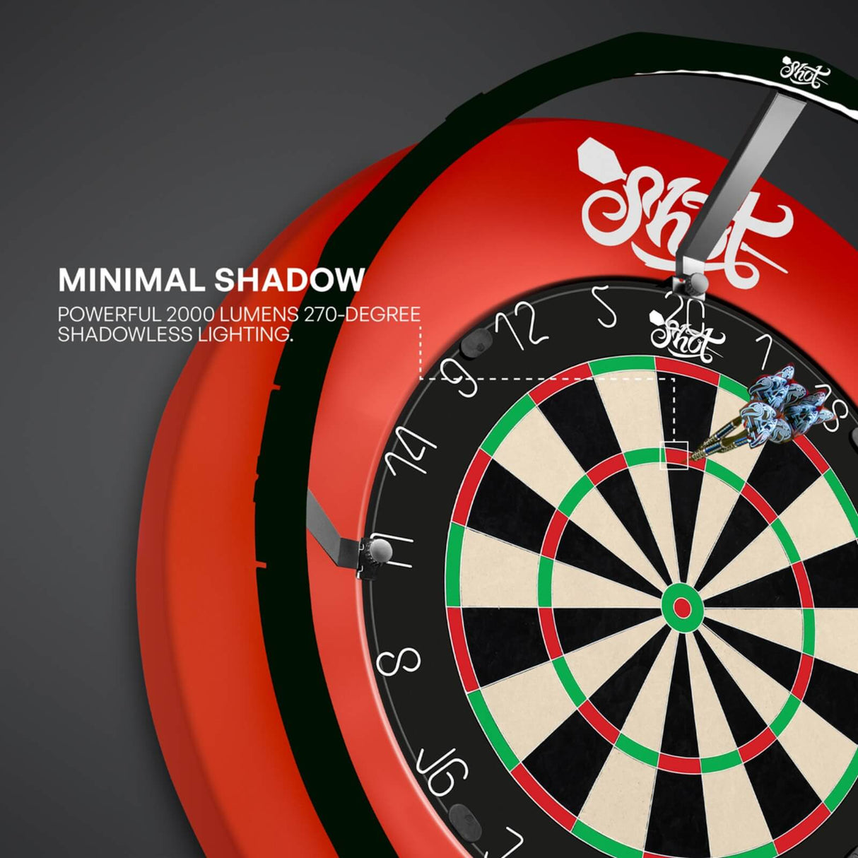 Shot - Lumen Core Dartboard Lighting System -