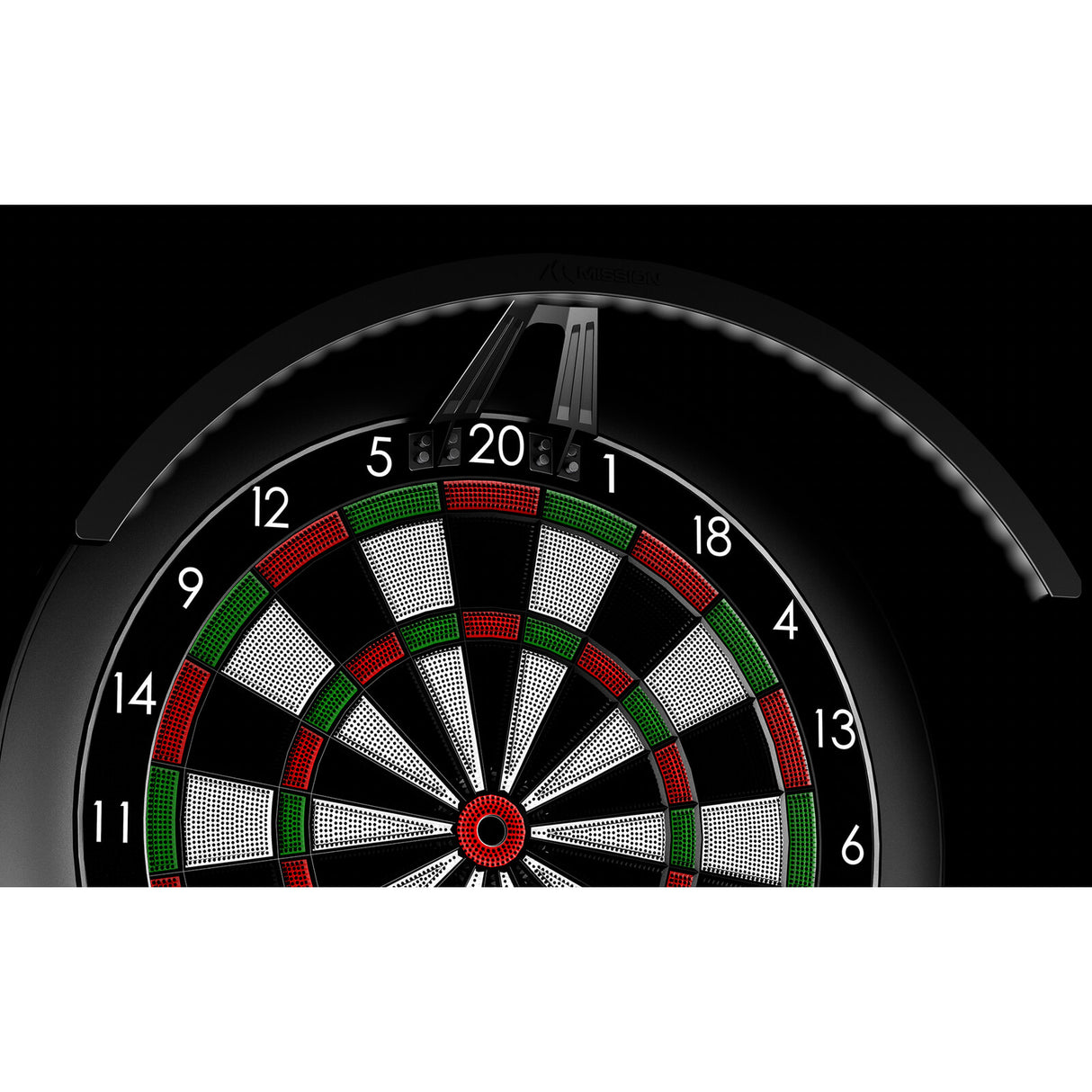 Mission - Torus Soft Tip LED Dartboard Light -