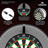 Mission - Torus 270 - Portable LED Dartboard Light -