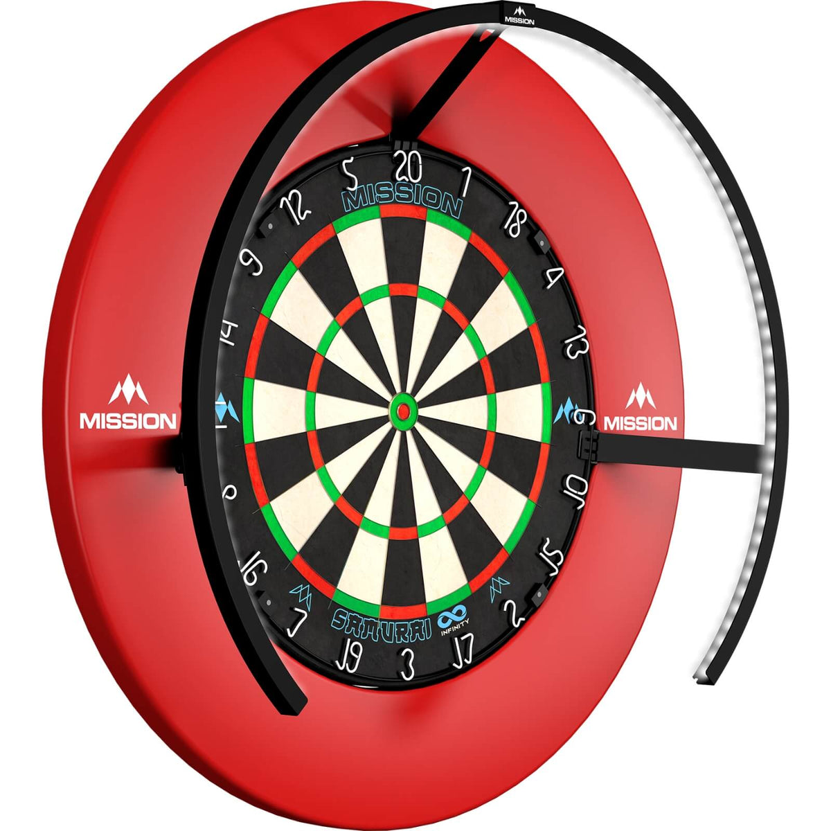 Dartboard Accessories - Mission - Torus 270 - Portable LED Dartboard Light