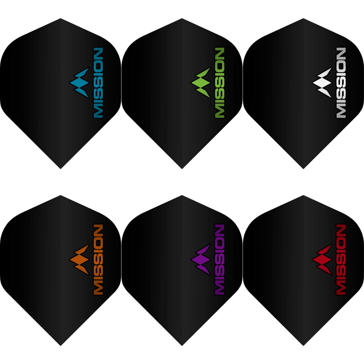 Mission - Logo 100 - Big Wing Dart Flights -