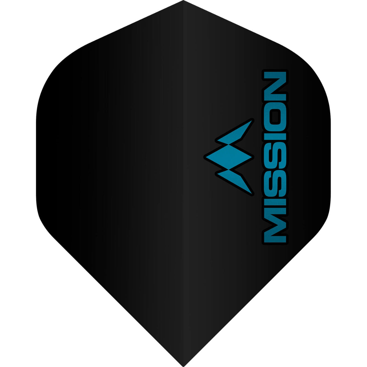 Mission - Logo 100 - Big Wing Dart Flights - Blue
