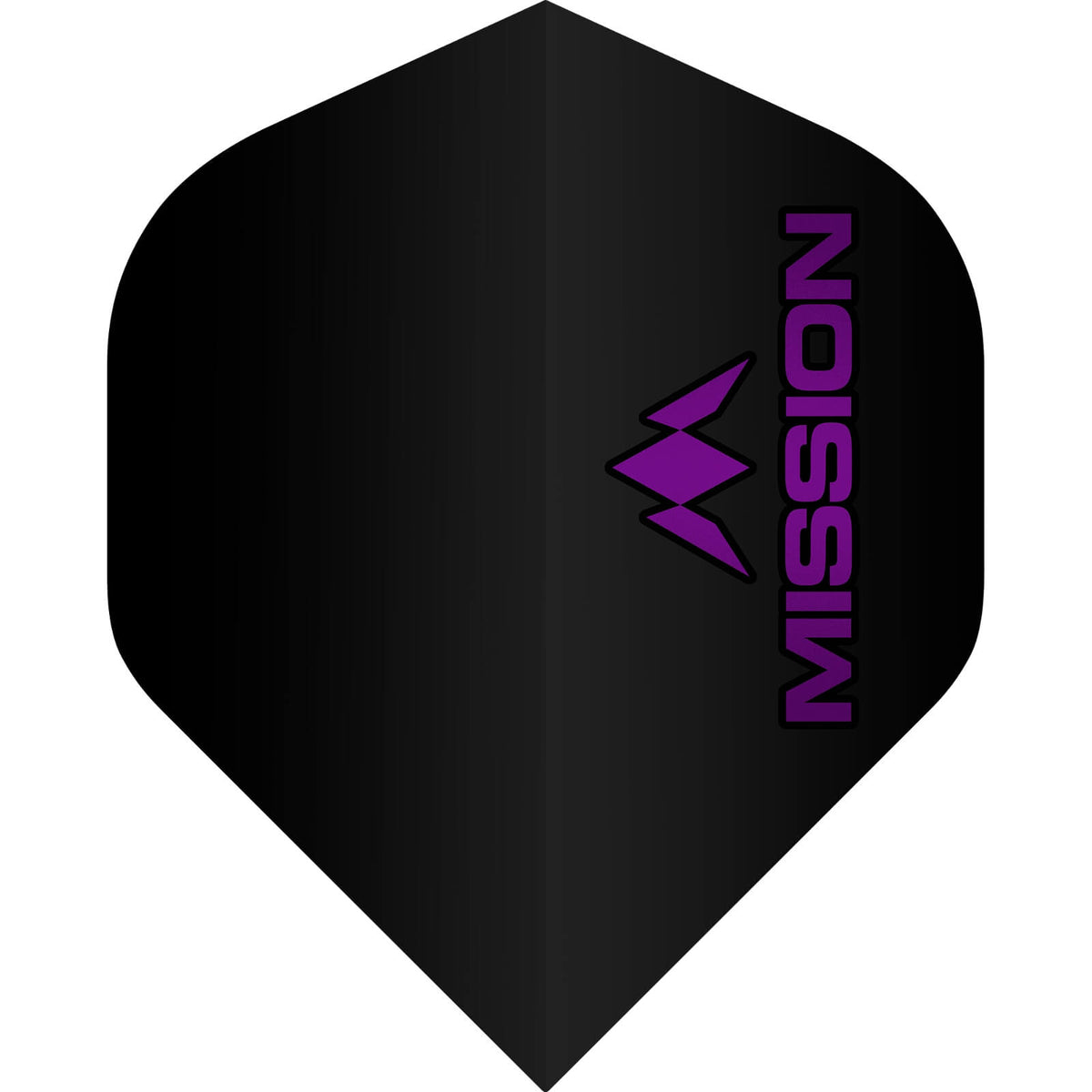 Mission - Logo 100 - Big Wing Dart Flights - Purple
