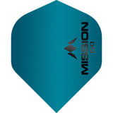 Mission - Logo 150 - Big Wing Dart Flights - Blue