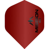Mission - Logo 150 - Big Wing Dart Flights - Red