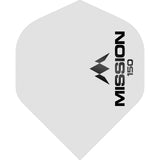 Mission - Logo 150 - Big Wing Dart Flights - White