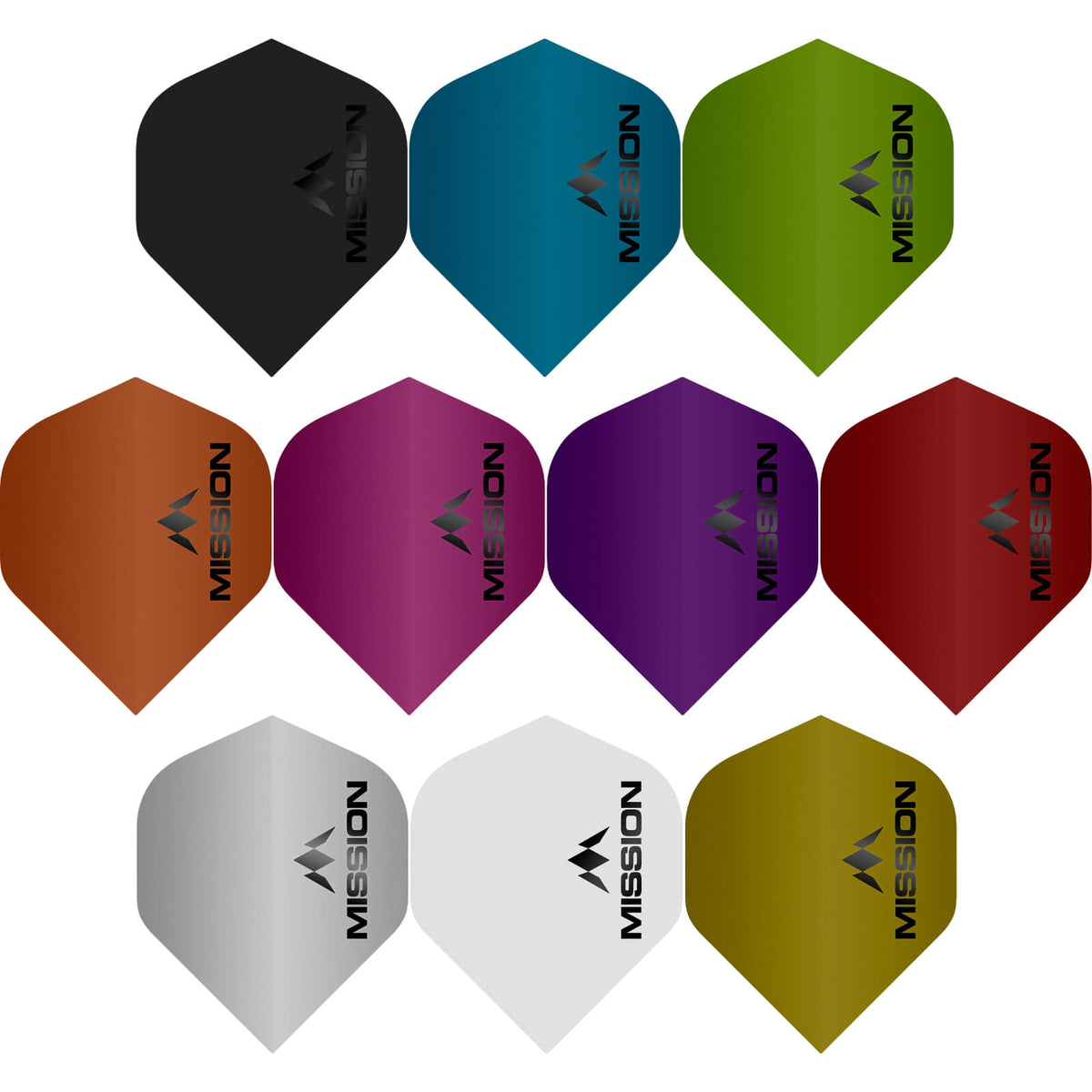 Mission - Logo Matt - Big Wing Dart Flights -