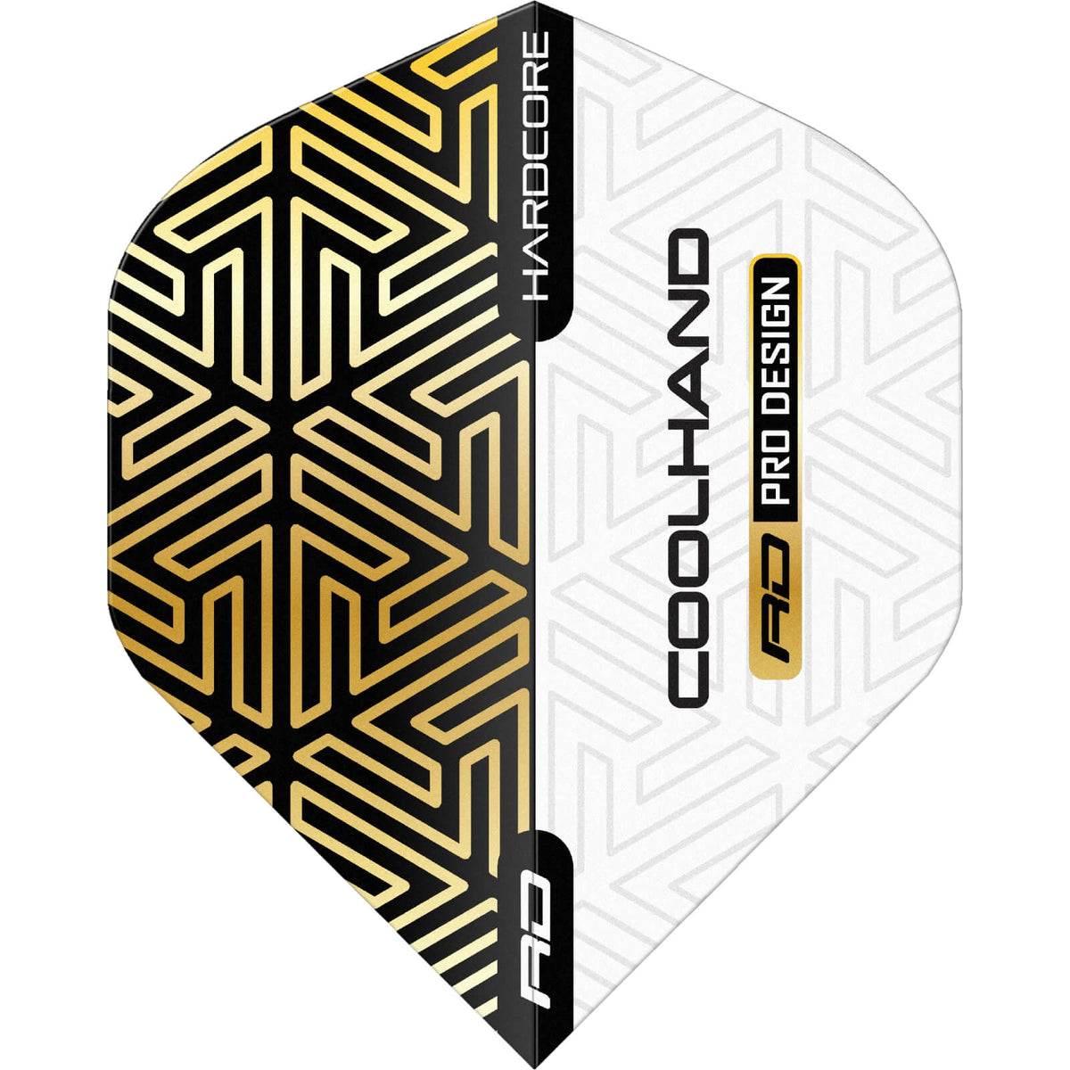 Dart Flights - Red Dragon - Luke Humphries Hardcore Premium - Big Wing Dart Flights Gold