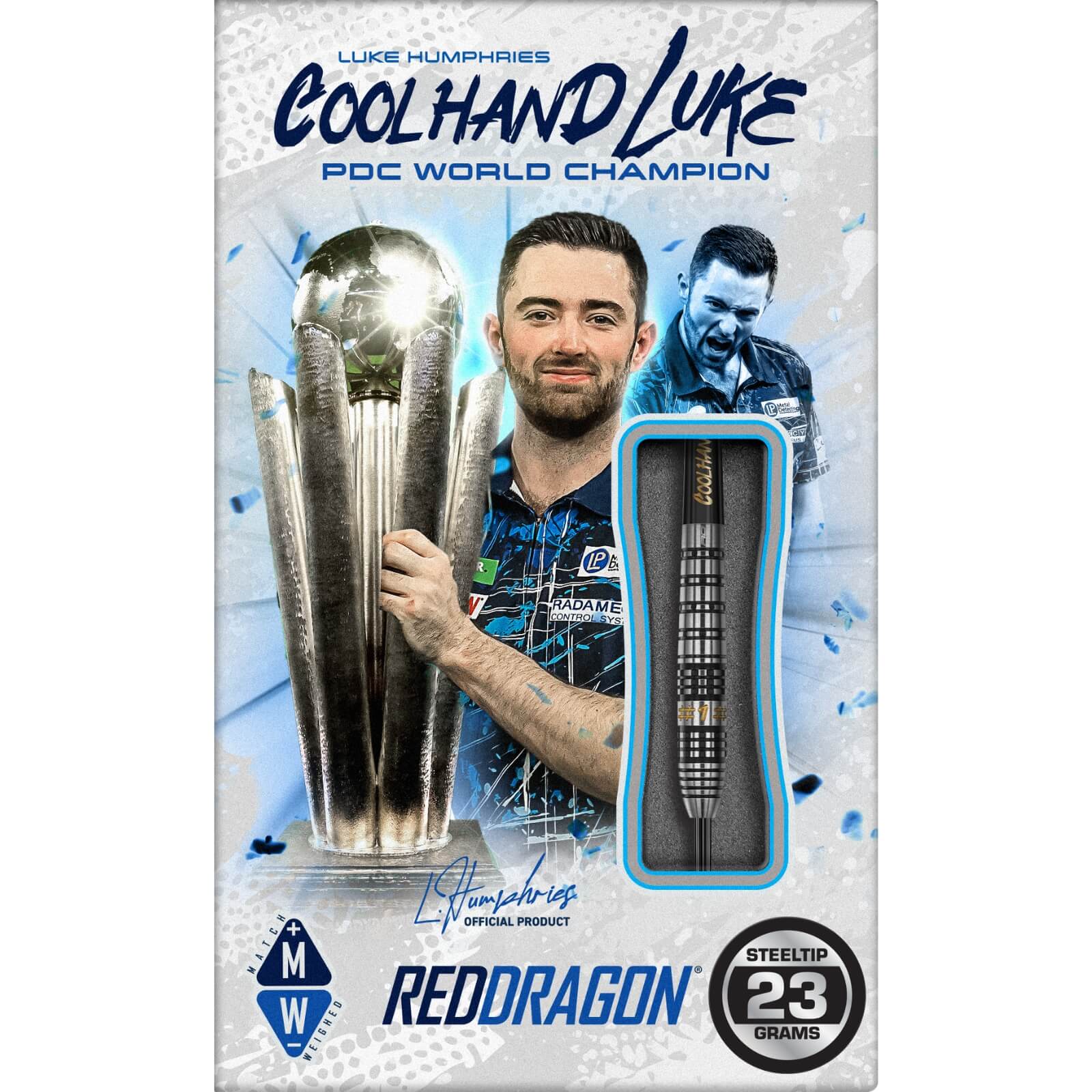 Red Dragon Luke Humphries Prestige Darts | 22g 23g 24g | Avid Darts