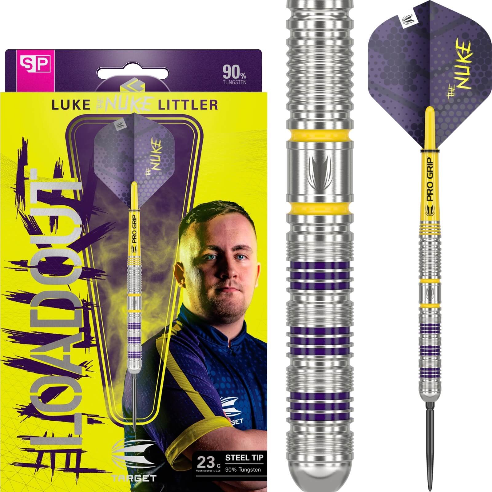 Target Darts Chris Dobey G1 23G 90% tungsteno punta de acero punta de Target Darts Chris Dobey G1 23G 90% tungsteno punta de acero punta de
