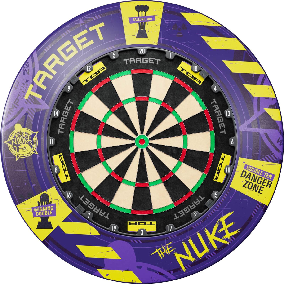 Dartboards - Target - Luke Littler World Champion Edition Tor Dartboard &amp; Surround Bundle