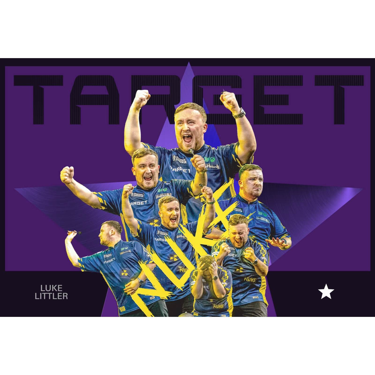 Darts - Target - Luke Littler World Champion Darts - Swiss Point - Steel Tip - 90% Tungsten - 23g