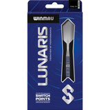 Winmau - Lunaris Parallel Darts - Switch Points - 90% Tungsten - 23g 25g -