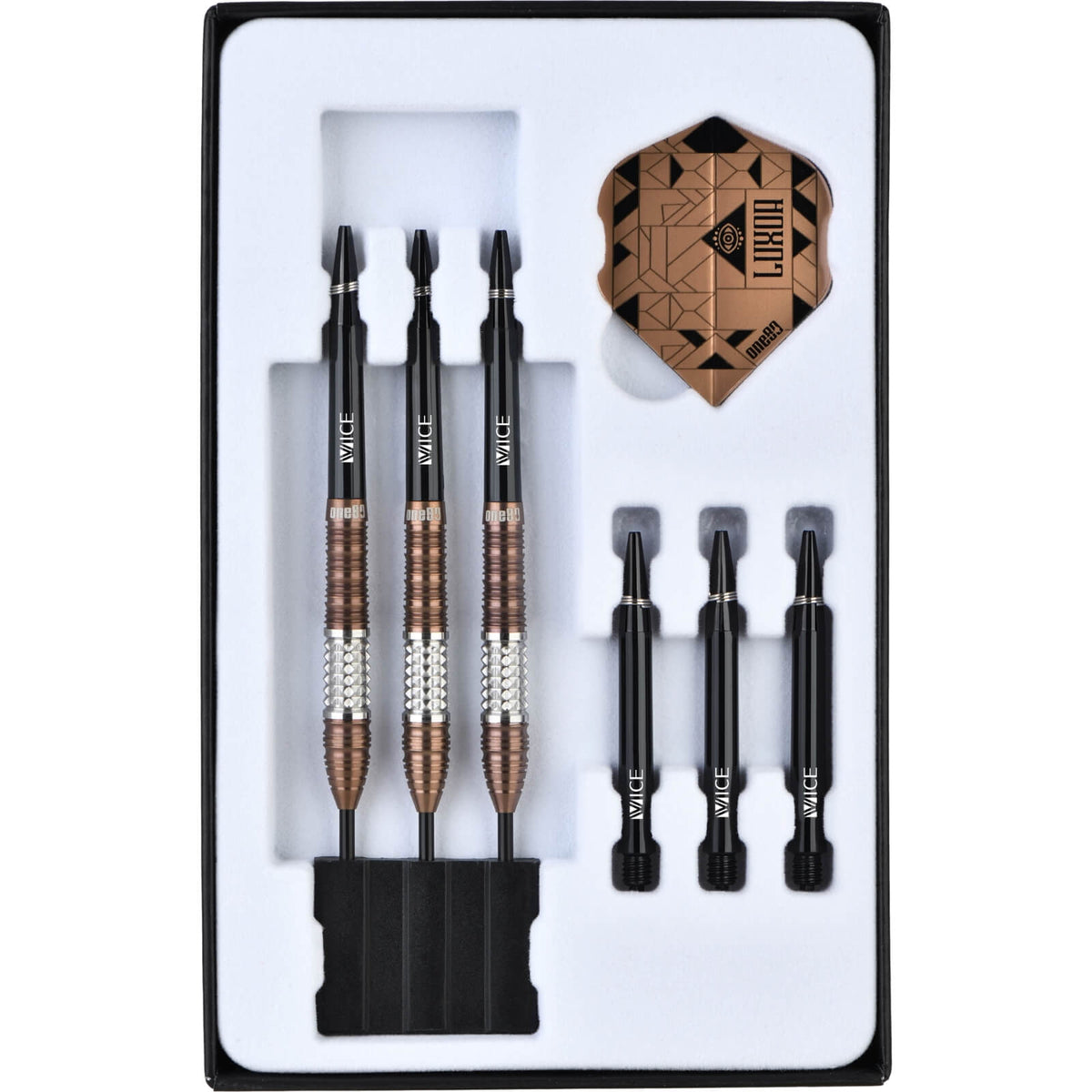 Darts - One80 - Luxor Delta Darts - Steel Tip - 90% Tungsten - 21g 23g 25g