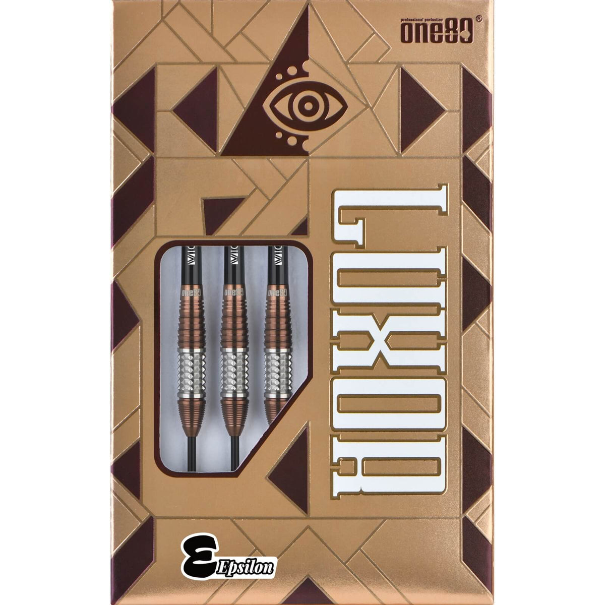 Darts - One80 - Luxor Epsilon Darts - Steel Tip - 90% Tungsten - 21g 23g 25g