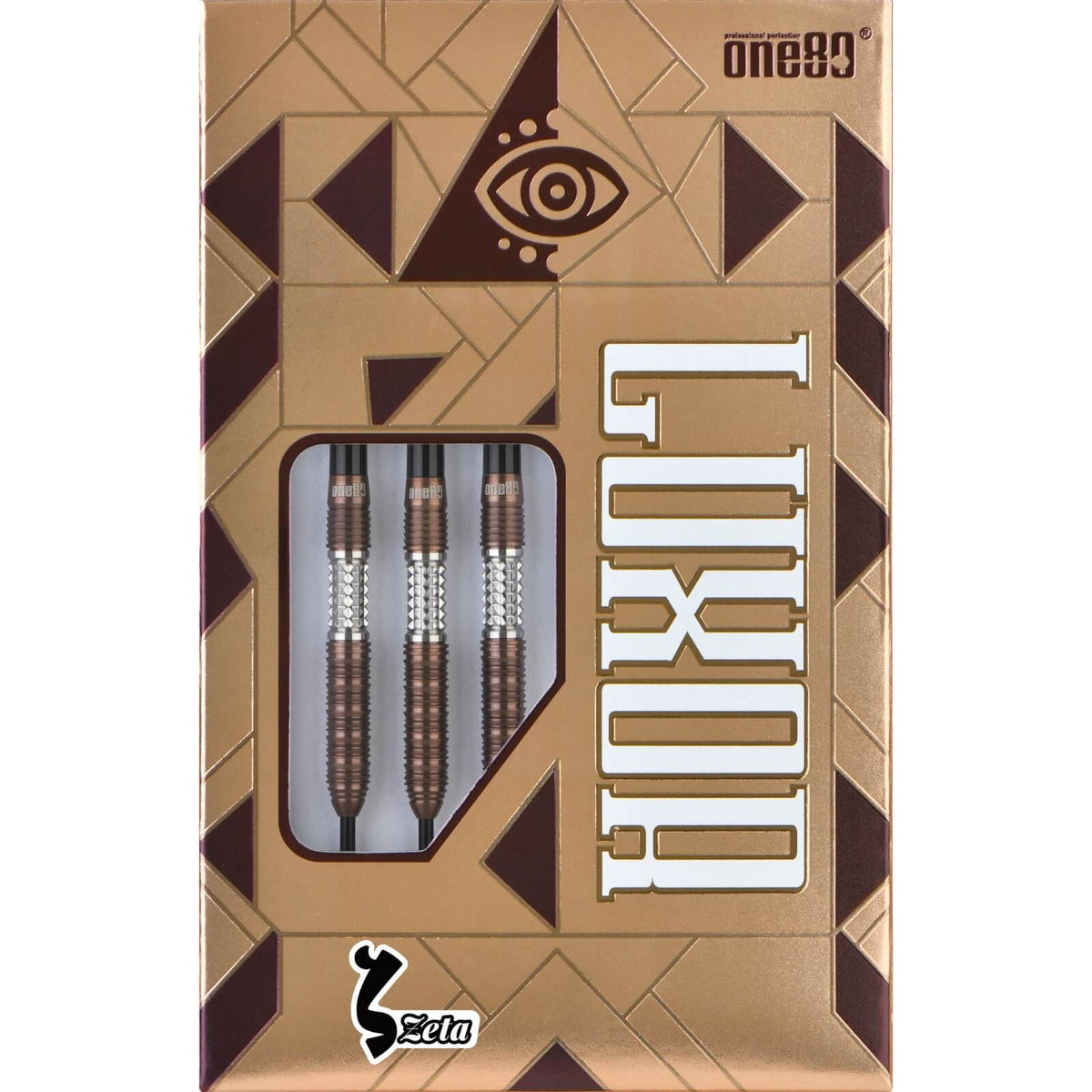 Darts - One80 - Luxor Zeta Darts - Steel Tip - 90% Tungsten - 21g 23g 25g