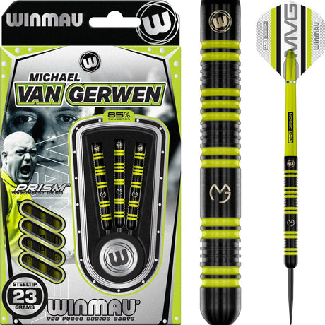 Winmau - MvG 85 Pro Series Darts - 85% Tungsten - 23g 25g -
