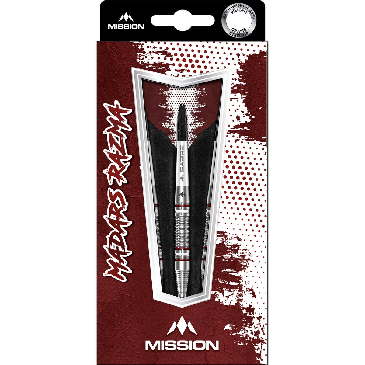Darts - Mission - Madars Razma Darts - Steel Tip - 95% Tungsten - 21g 23g 25g