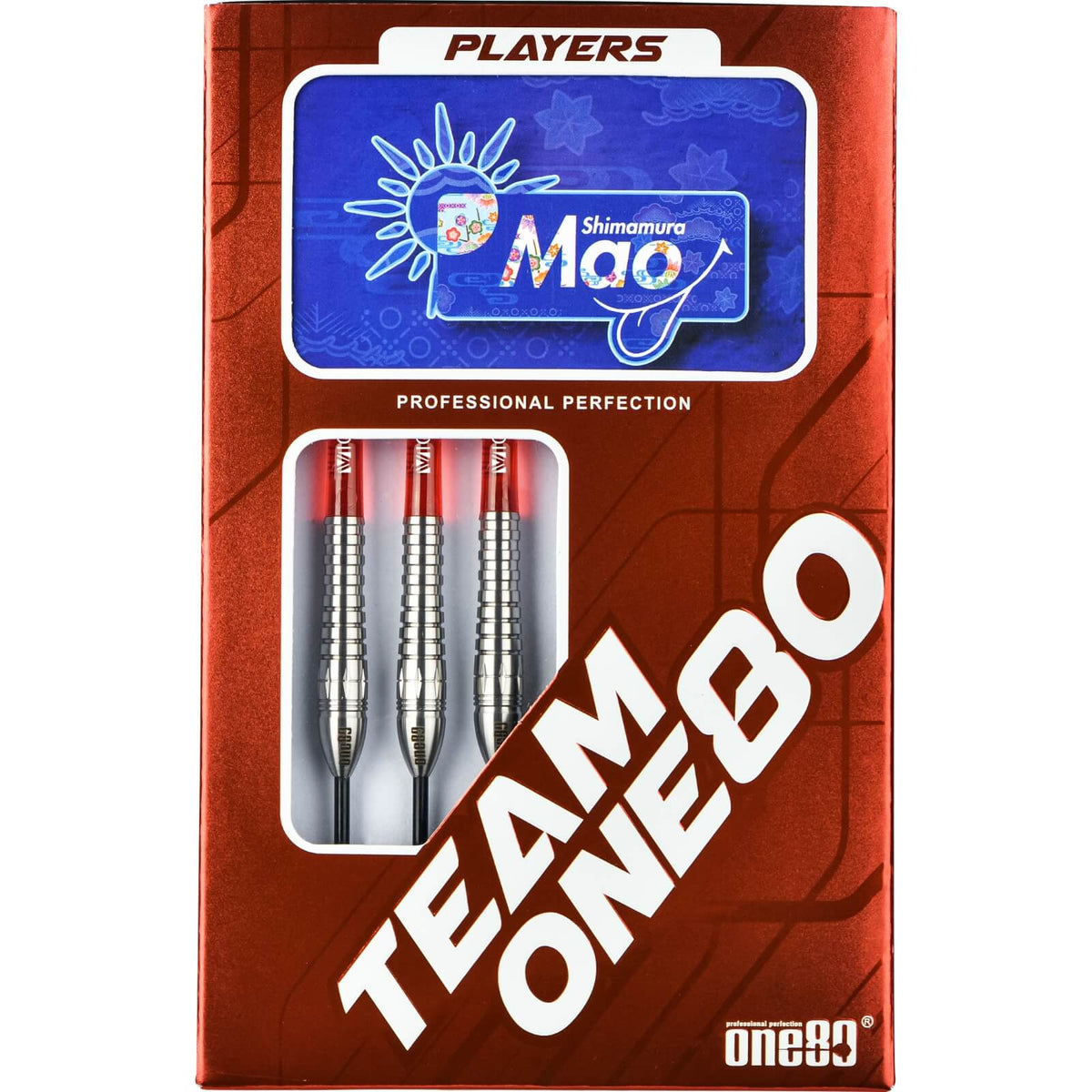 Darts - One80 - Mao Shimamura Darts - Steel Tip - 90% Tungsten - 19.5g 