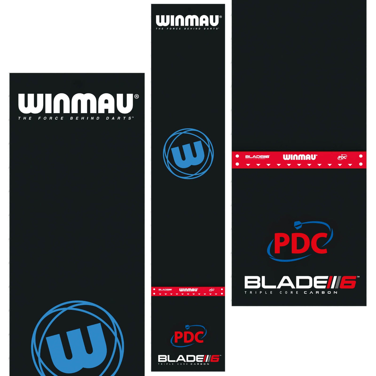 Dart Mats - Winmau - Pro Zone Precision PVC Dart Mat &amp; Integrated Oche