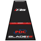 Winmau - Pro Zone Precision Blade 6 Soft Feel Dart Mat & Integrated Oche -