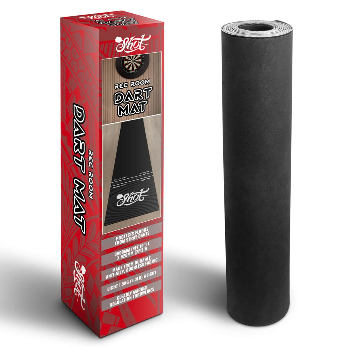 Shot - Rec Room Dart Mat -