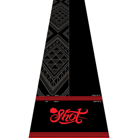 Shot - Pro Carpet Dart Mat - 1m x 3m -