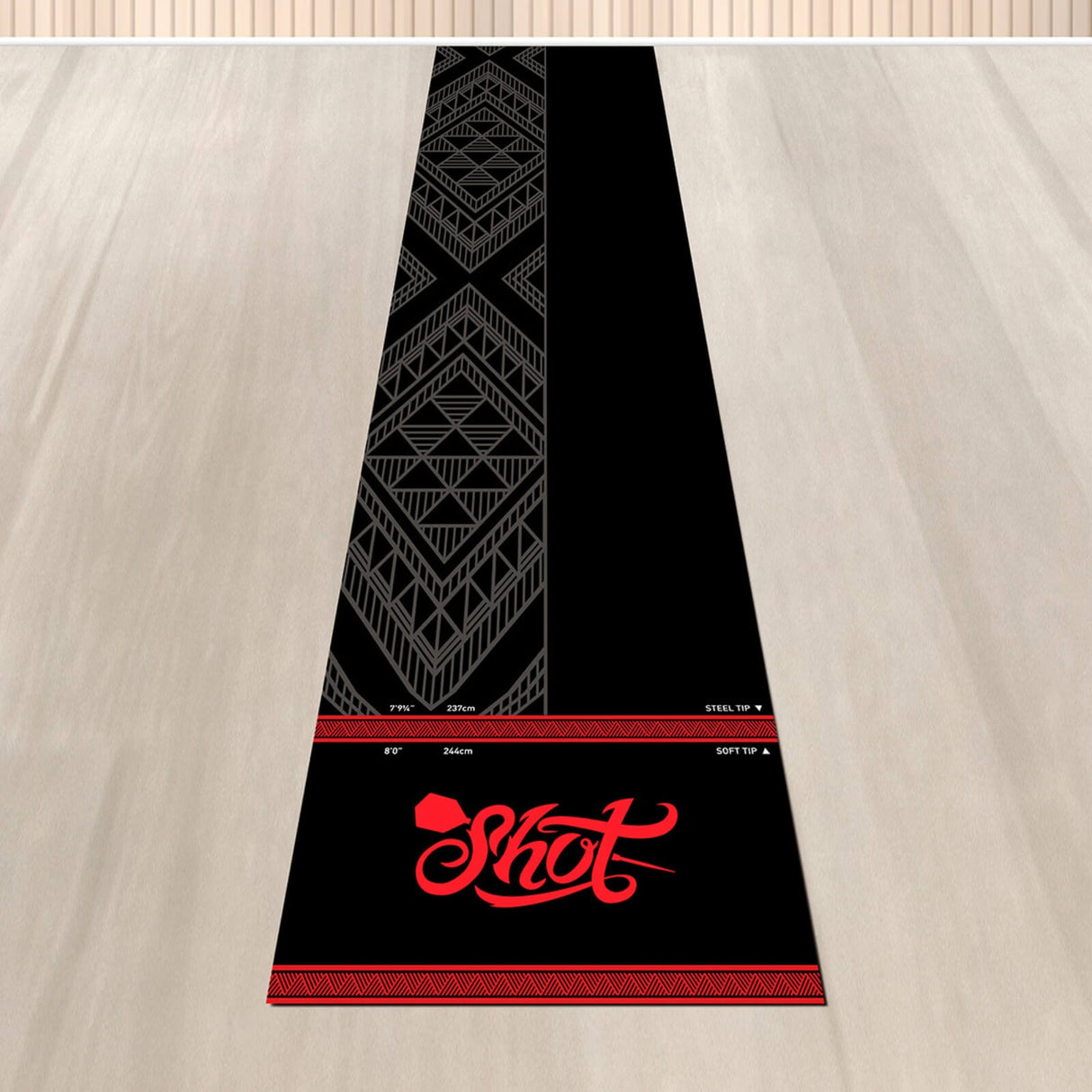 Shot - Pro Carpet Dart Mat - 1m x 3m -