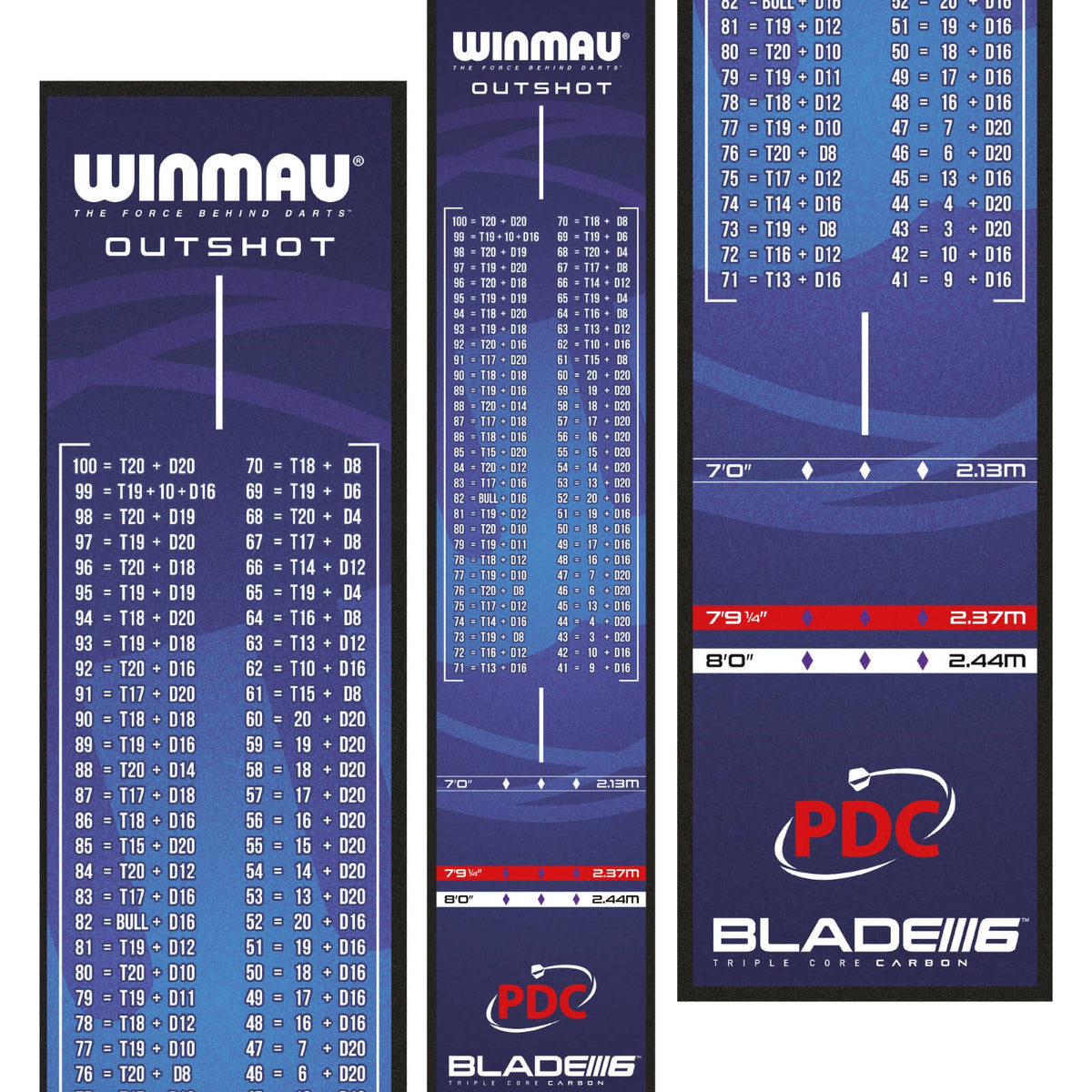 Dart Mats - Winmau - Pro Zone Outshot Soft Feel Dart Mat