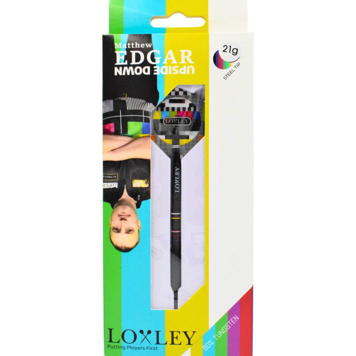 Darts - Loxley - Matthew Edgar Upside Down Darts - Steel Tip - 90% Tungsten - 21g 23g 