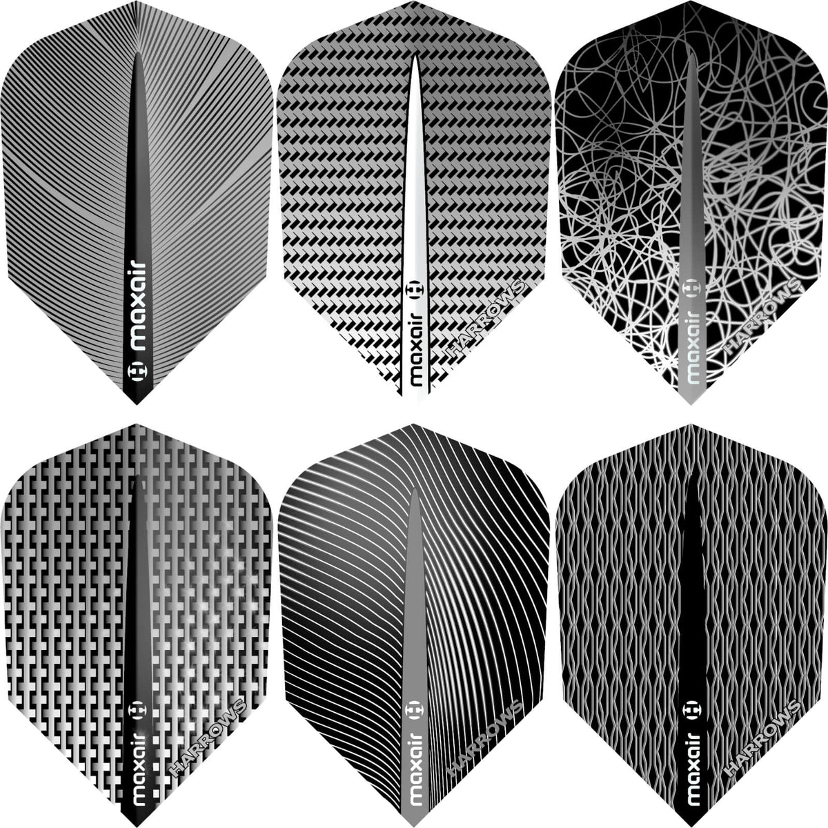 Dart Flights - Harrows - Max Air - Long Standard Dart Flights 