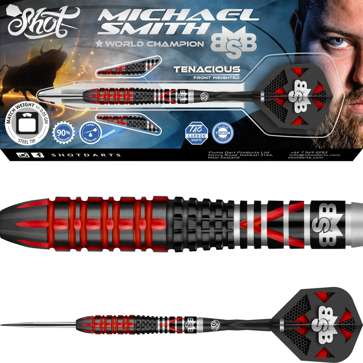 Shot Michael Smith Tenacious Darts For Sale Avid Darts Australia