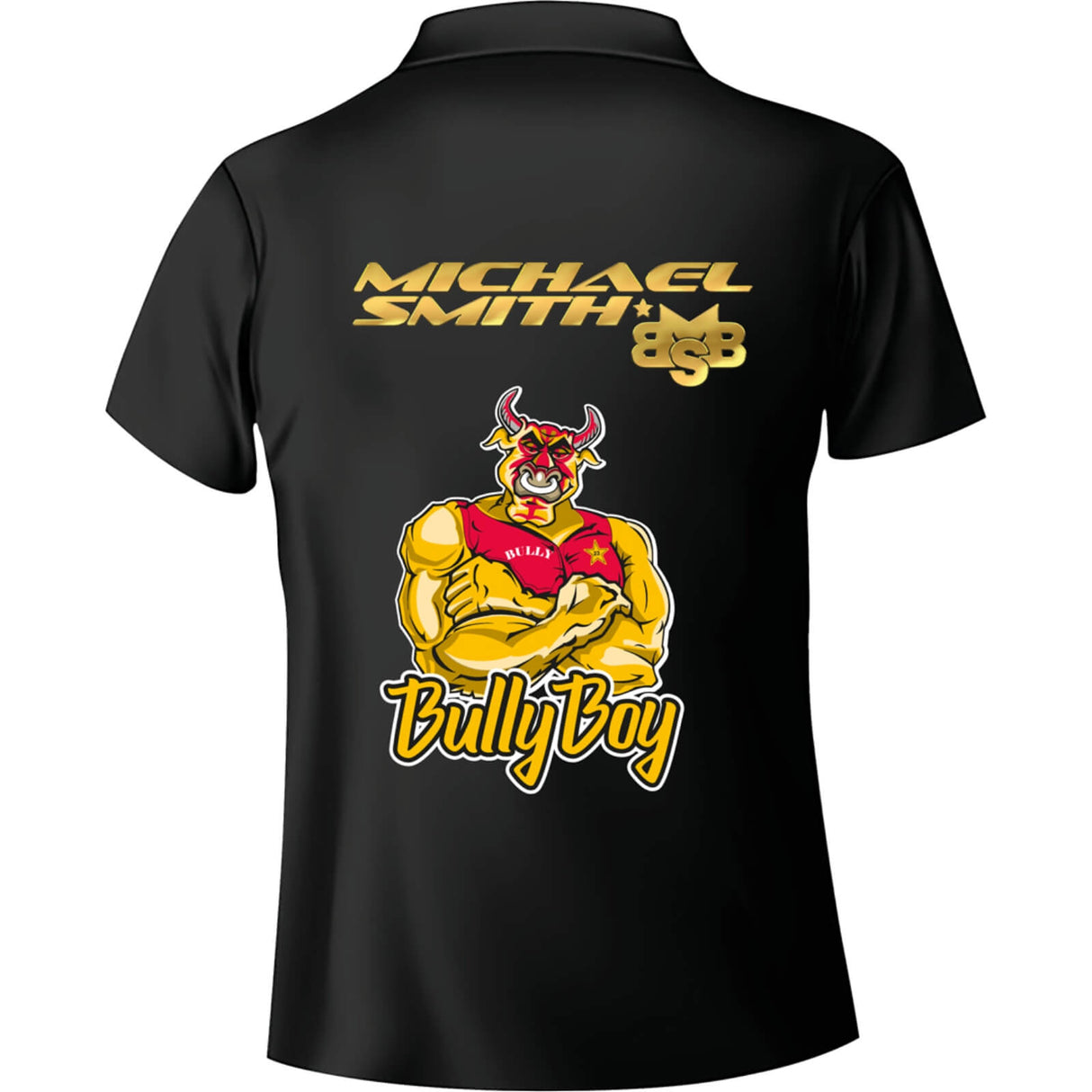 Shot - Michael Smith White Strip Polo Dart Shirt - S to 6XL -