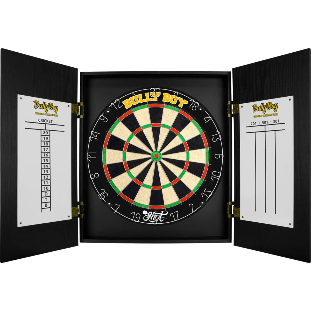 Dartboards - Shot - Michael Smith - Bully Boy - Dartboard Cabinet Set 