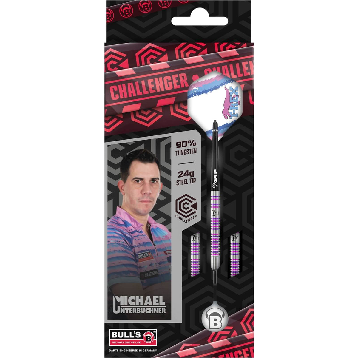 BULL'S - Challenger Michael Unterbuchner Darts - 90% Tungsten - 24g -