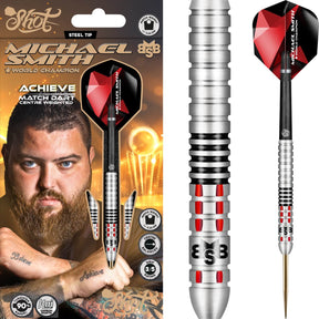 Shot - Michael Smith Achieve Darts - 90% Tungsten - 21g 22g 23g 24g 25g 26g -