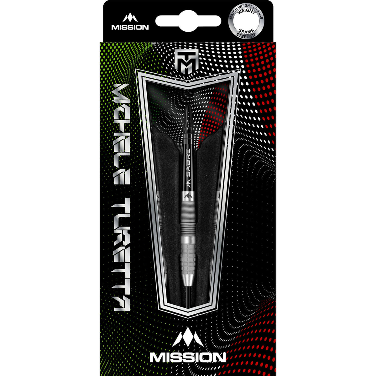 Darts - Mission - Michele Turetta Darts - Steel Tip - 95% Tungsten - 21g 23g