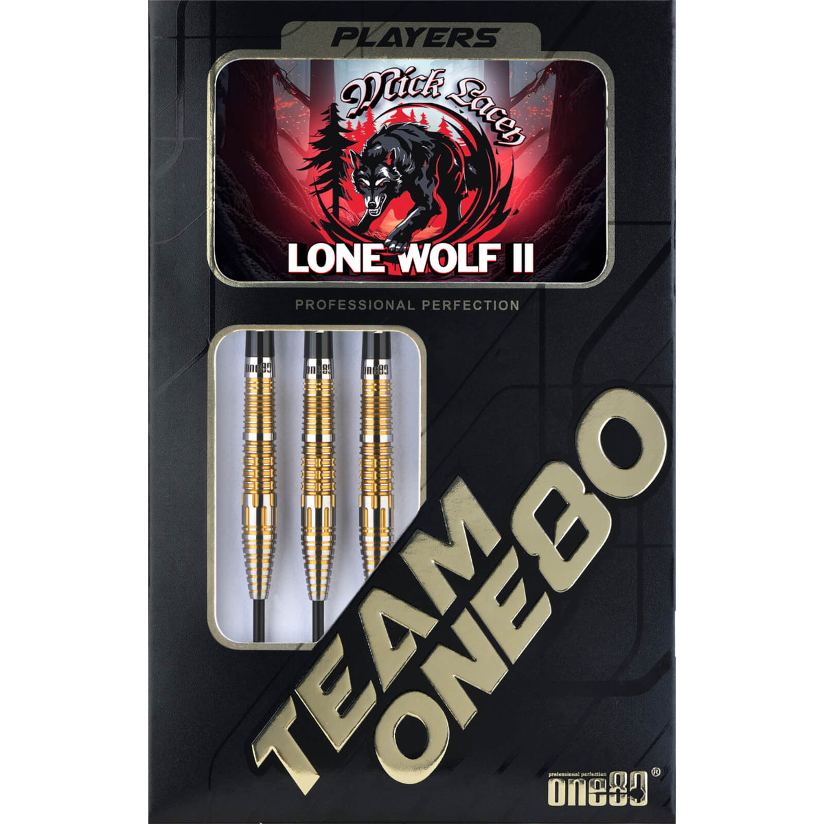 Darts - One80 - Mick Lacey II Darts - Steel Tip - 90% Tungsten - 23g