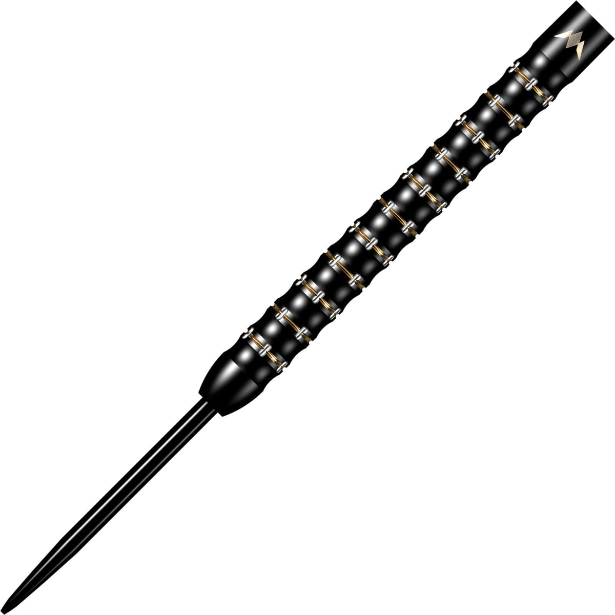 Darts - Mission - Mike De Decker Black &amp; Gold Darts - Steel Tip - 95% Tungsten - 22g 24g