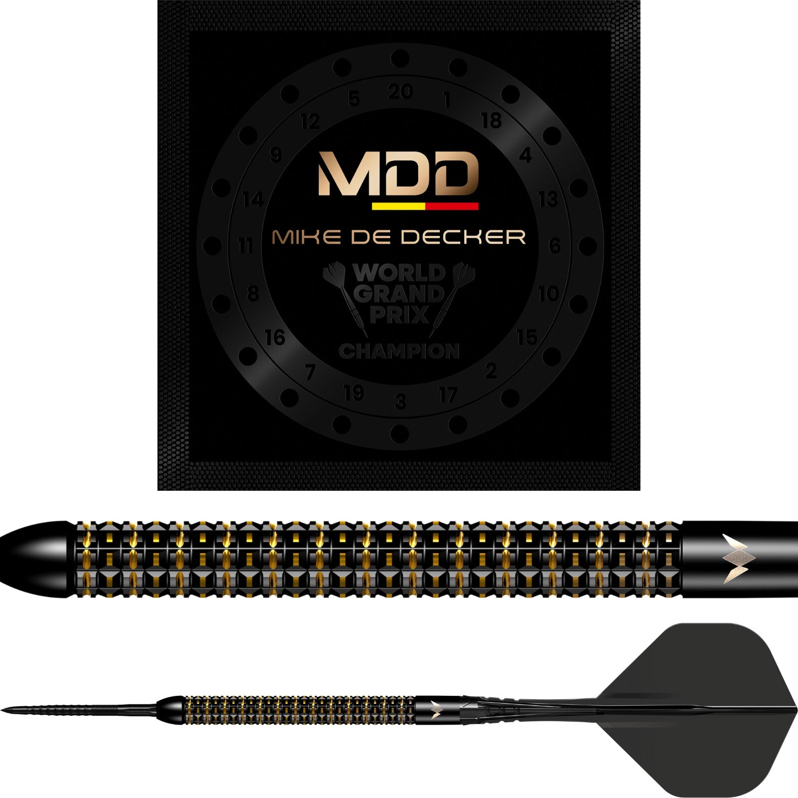 Darts - Mission - Mike De Decker Limited Edition Darts - World Grand Prix - Steel Tip - 95% Tungsten - 24g