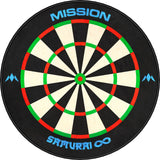 Mission - Samurai Infinity Dart Base Station - Mini Sisal Dartboard Dart Holder -