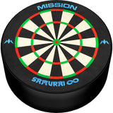 Mission - Samurai Infinity Dart Base Station - Mini Sisal Dartboard Dart Holder -