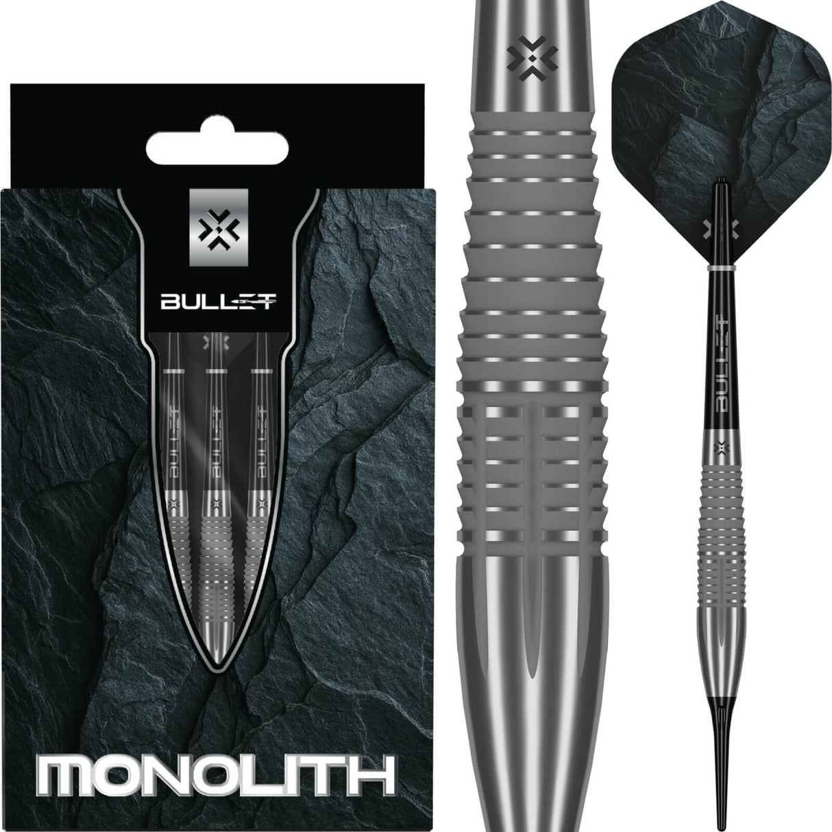 Bullet - Monolith Darts - Soft Tip - 90% Tungsten - 20g